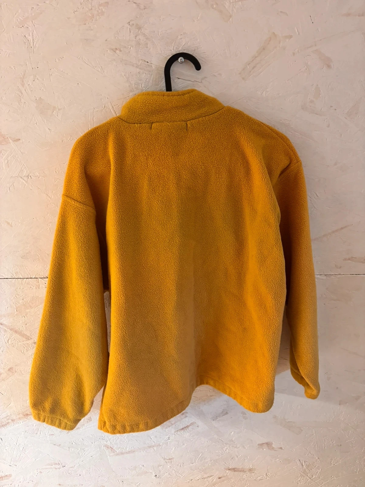 Sweat polaire vintage y2k jaune moutarde à demi-zip – Blue Studio – 16 ans / S – photo 8